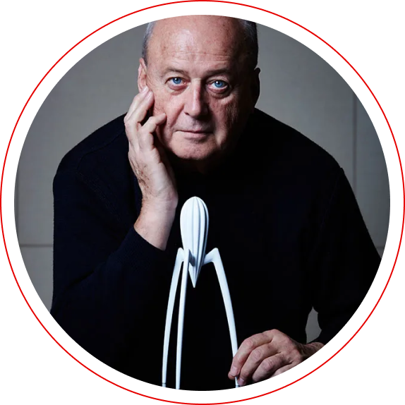 Portrait of the owner of the Alessi brand