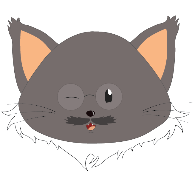 Professor Max face joyful