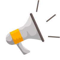 Megafone ilustrando comunicação